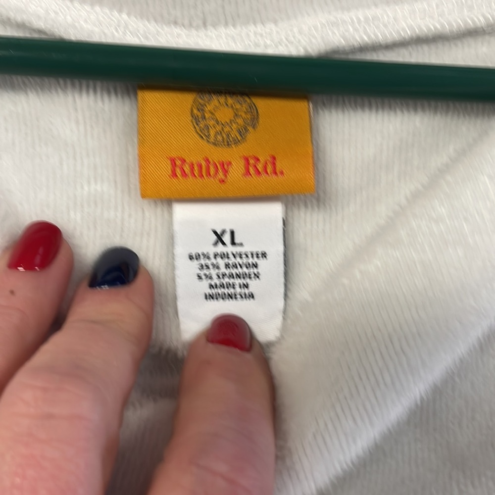 Ruby Rd. Fleece Lined Pullover - image 4